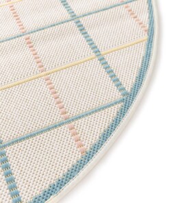 Tapis d’extérieur rond - Bubbly Picknick multicolore