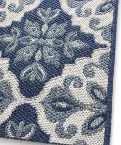 Tapis d’extérieur - Bubbly Delft bleu