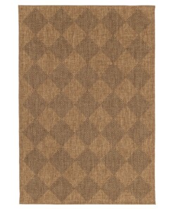 Tapis Extérieur Carreaux - Twill Parquet Marron/Noir - overzicht