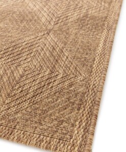 Tapis Extérieur Carreaux - Twill Parquet Marron