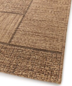 Tapis Extérieur Blocs - Twill Patch Marron