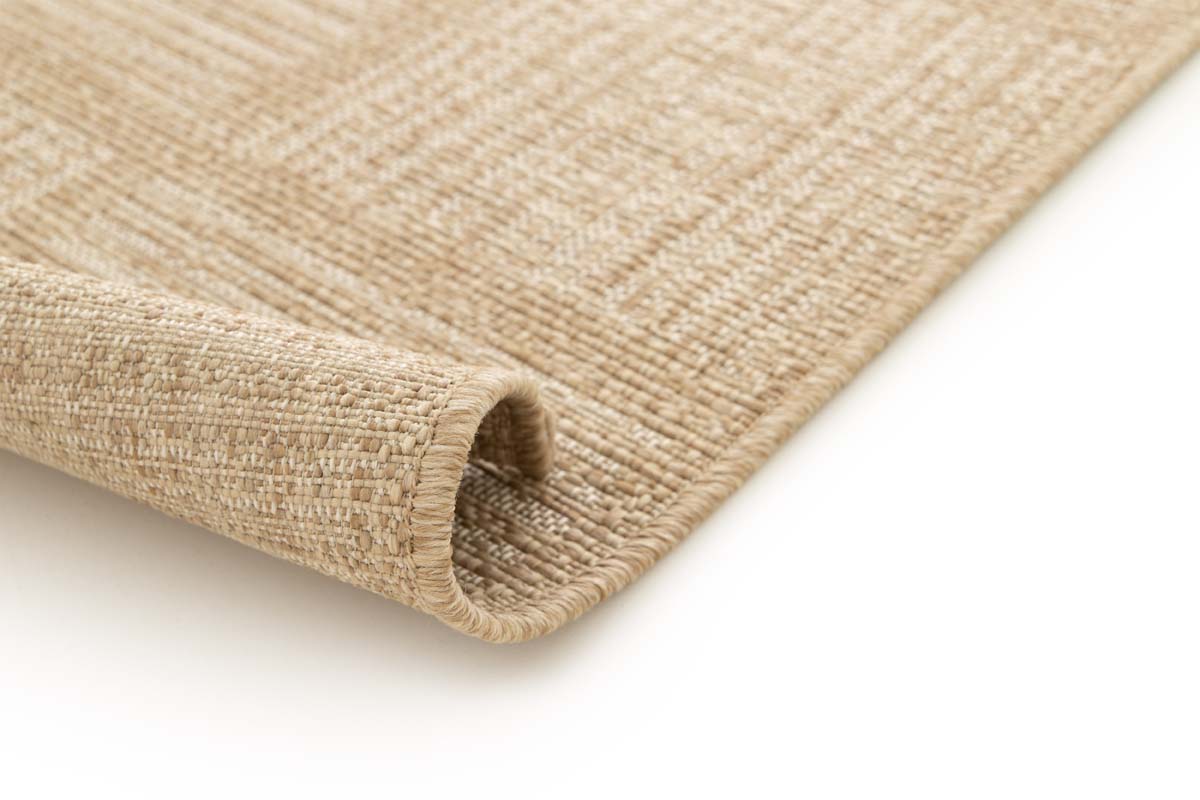 Tapis Extérieur Blocs - Twill Tile Beige/Blanc Tapis Extérieur Blocs - Twill Tile Beige/Blanc