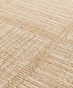 Tapis Extérieur Blocs - Twill Tile Beige/Blanc