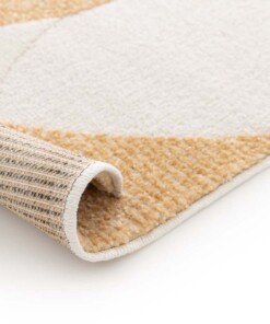 Tapis Design - Forme Pierre Abricot