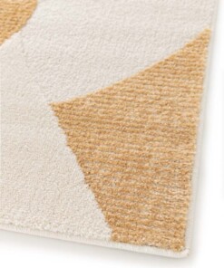 Tapis Design - Forme Pierre Abricot