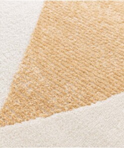 Tapis Design - Forme Pierre Abricot