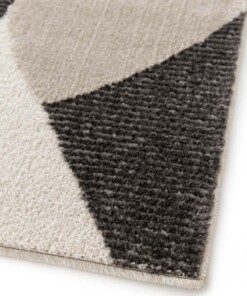 Tapis Design - Forme Pierre Anthracite