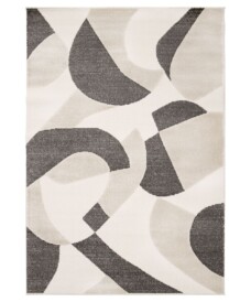 Tapis Design - Forme Pierre Anthracite - overzicht, thumbnail