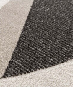 Tapis Design - Forme Pierre Anthracite