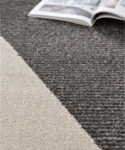 Tapis Design - Forme Pierre Anthracite