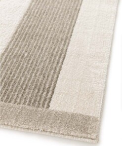 Tapis Moderne - Forme Courbe Beige