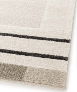 Tapis Moderne - Forme Courbe Anthracite