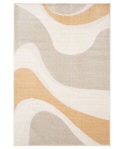 Tapis Rétro - Forme Flux Abricot - overzicht