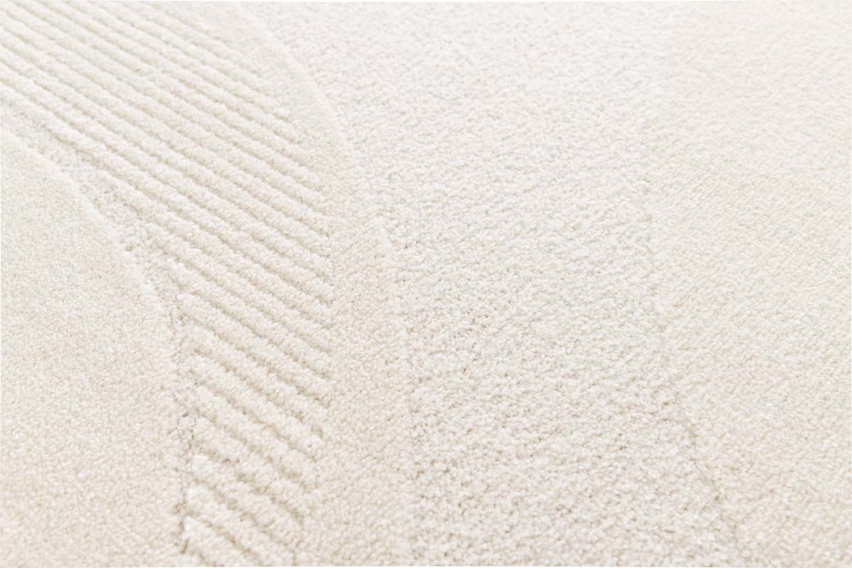 Tapis Rétro - Forme Flux Ivoire Tapis Rétro - Forme Flux Ivoire