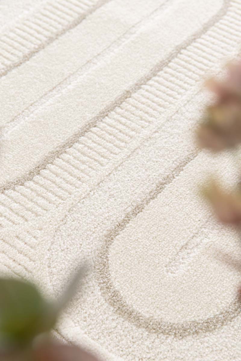 Tapis Rétro - Forme Pavé Ivoire Tapis Rétro - Forme Pavé Ivoire