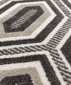 Tapis Moderne - Forme Cristal Anthracite