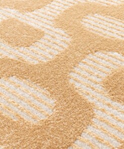 Tapis Moderne - Forme Modulo Abricot