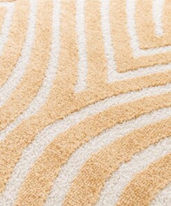 Tapis Rétro - Forme Courant Abricot