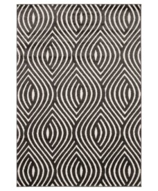 Tapis Rétro - Forme Courant Anthracite - overzicht, thumbnail