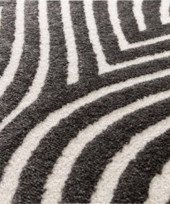 Tapis Rétro - Forme Courant Anthracite