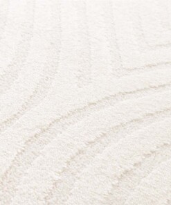 Tapis Rétro - Forme Courant Ivoire