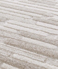 Tapis Abstrait - Forme Brique Beige