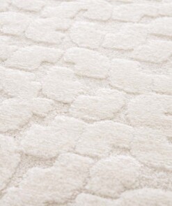 Tapis Design - Relief Tesselle Crème