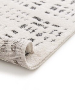 Tapis Design - Relief Vitrum Blanc/Noir