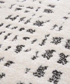 Tapis Design - Relief Vitrum Blanc/Noir