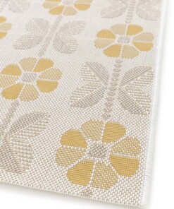 Tapis d’extérieur fleurs - Amber Marigold beige/jaune