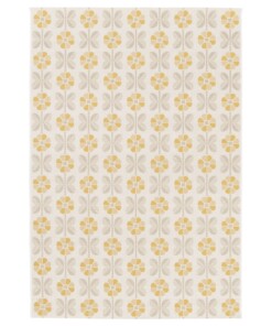 Tapis d’extérieur fleurs - Amber Marigold beige/jaune - overzicht
