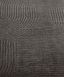 Tapis doux - Fuzz Waves anthracite - close up, thumbnail
