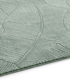 Tapis rond doux - Fuzz Leaf vert - close up, thumbnail Tapis rond doux - Fuzz Leaf vert - close up, thumbnail