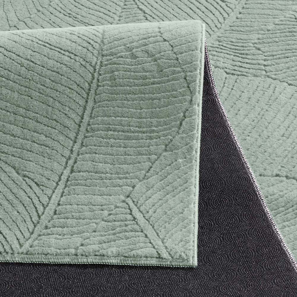 Tapis doux - Fuzz Leaf vert - close up Tapis doux - Fuzz Leaf vert - close up