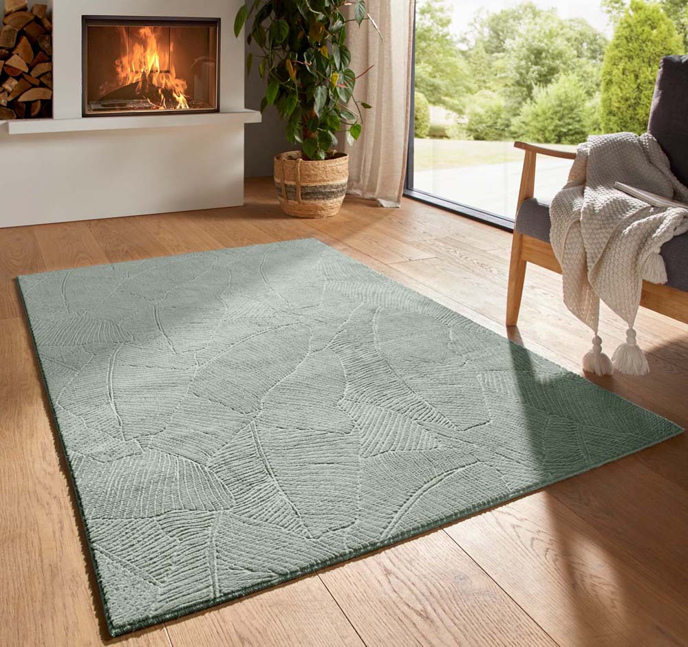 Tapis doux - Fuzz Leaf vert - sfeer Tapis doux - Fuzz Leaf vert - sfeer