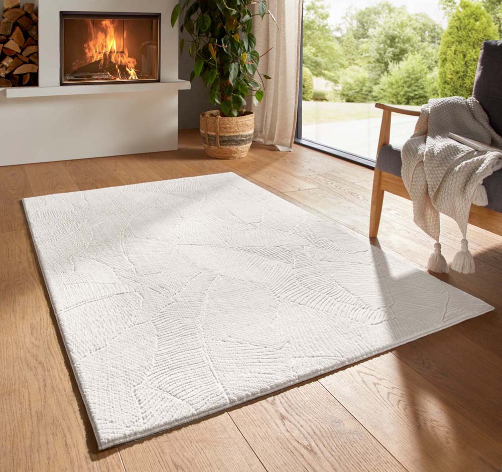 Tapis doux - Fuzz Leaf crème - sfeer Tapis doux - Fuzz Leaf crème - sfeer