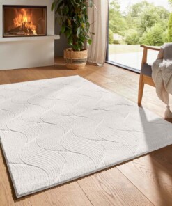 Tapis doux - Fuzz Whirl crème - sfeer