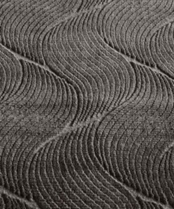Tapis rond doux - Fuzz Whirl anthracite - close up, thumbnail Tapis rond doux - Fuzz Whirl anthracite - close up, thumbnail