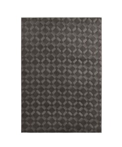 Tapis doux - Fuzz Karo anthracite - overzicht