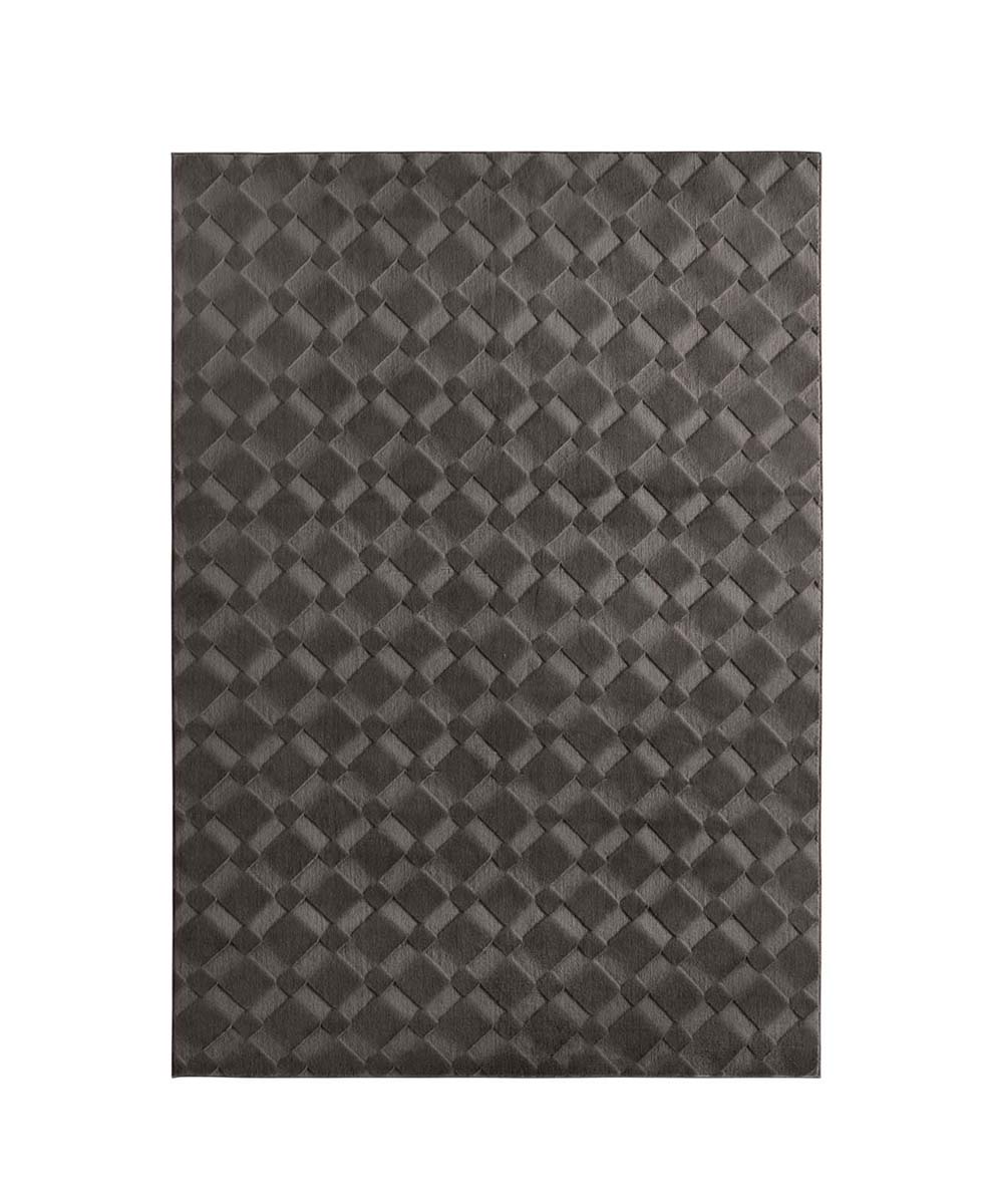 Tapis doux - Fuzz Karo anthracite - overzicht Tapis doux - Fuzz Karo anthracite - overzicht