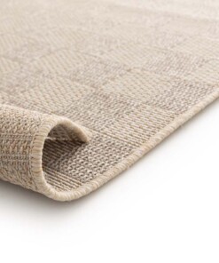 Tapis d'Extérieur - Bask Check Beige/Couleur Sable
