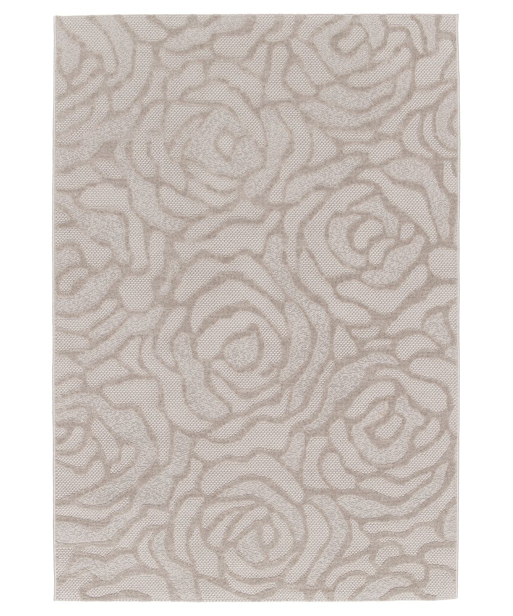 Tapis Fleur - Elevé Pétale Taupe - overzicht Tapis Fleur - Elevé Pétale Taupe - overzicht
