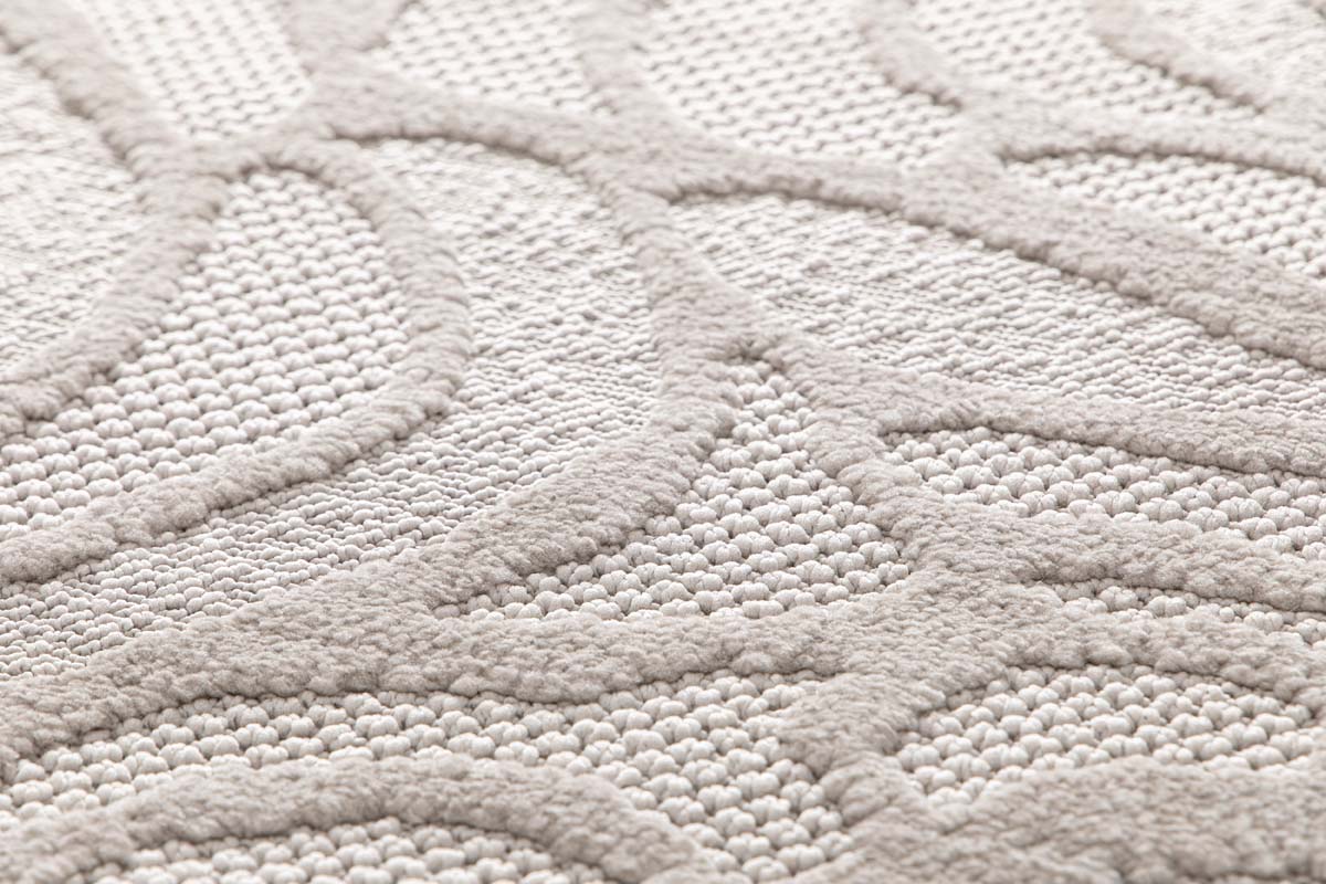 Tapis Fleur - Elevé Pétale Taupe Tapis Fleur - Elevé Pétale Taupe