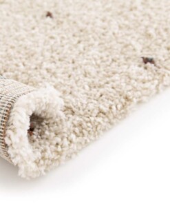 Tapis Poil Haut - Dots Crème/Multicolore