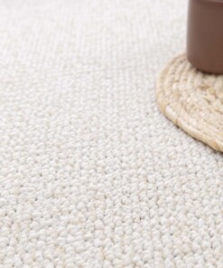 Tapis en laine lavable - EcoFibre ivoire