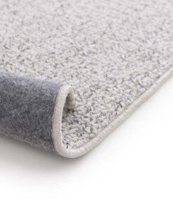 Tapis lavable en laine - EcoFibre ivoire/anthracite