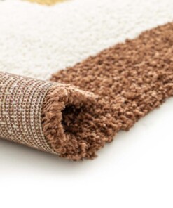 Tapis Poil Haut - Mirage Empilé Vert Olive/Jaune