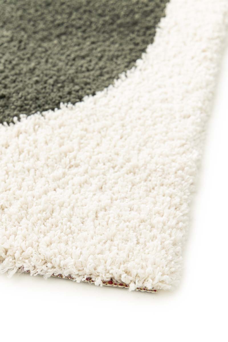 Tapis Poil Haut - Mirage Enclave Vert Olive/Jaune Tapis Poil Haut - Mirage Enclave Vert Olive/Jaune