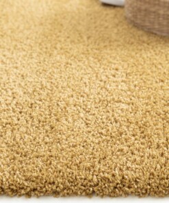 Tapis Poil Haut - Mirage Éclipse Jaune Ambre