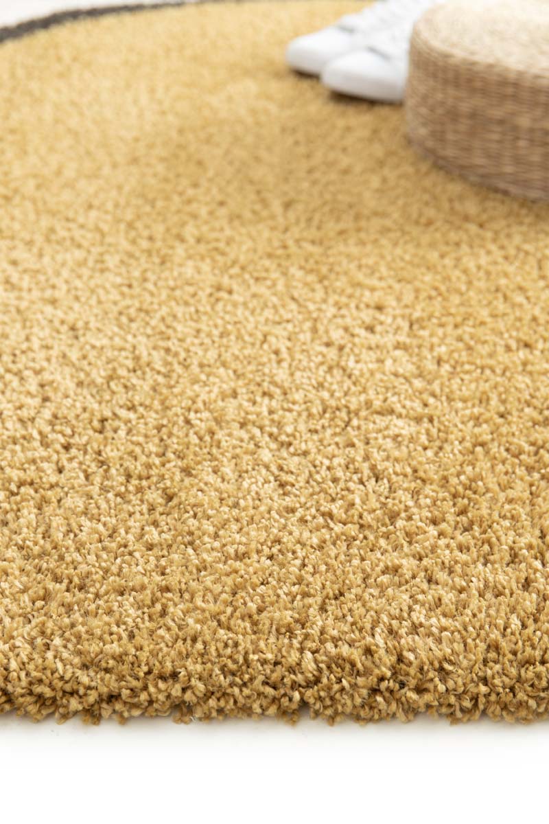Tapis Poil Haut - Mirage Éclipse Jaune Ambre Tapis Poil Haut - Mirage Éclipse Jaune Ambre